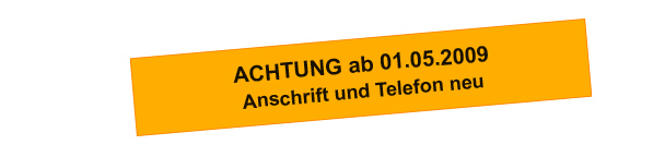 Neue Adresse